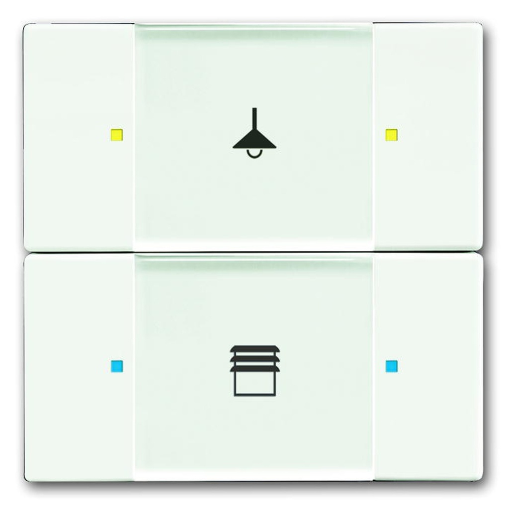 KNX KONTAKT 2/4-TRYK MAT HVID
