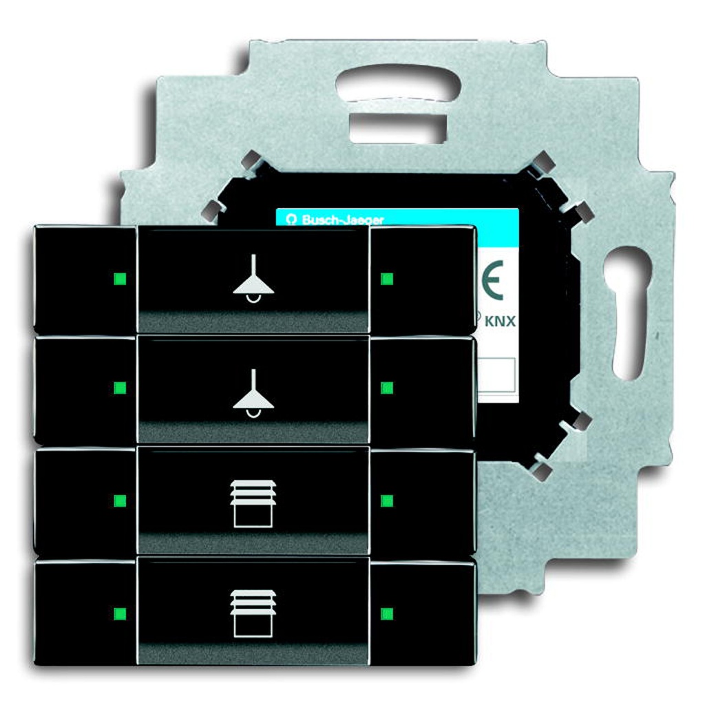 KNX KONTAKT 4-TRYK ANTRACIT