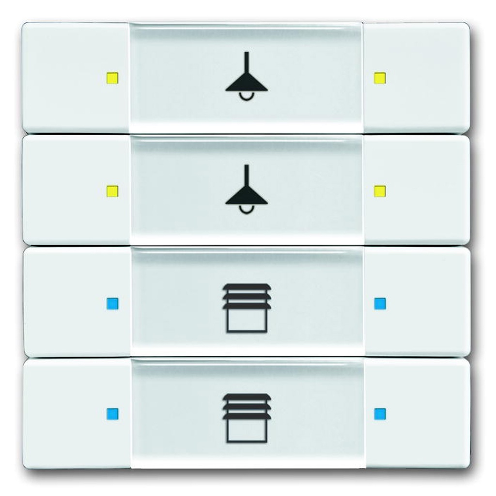 KNX KONTAKT 4/8-TRYK HVID