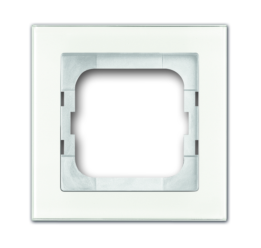 RAMME AXCENT 1M HVIDT GLAS