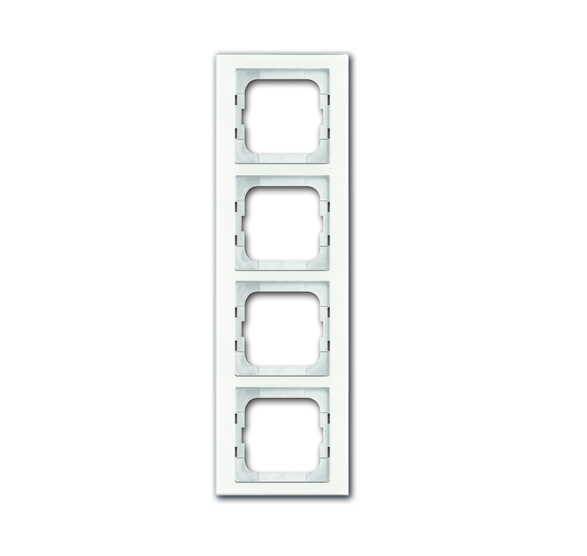 RAMME AXCENT 4M HVIDT GLAS