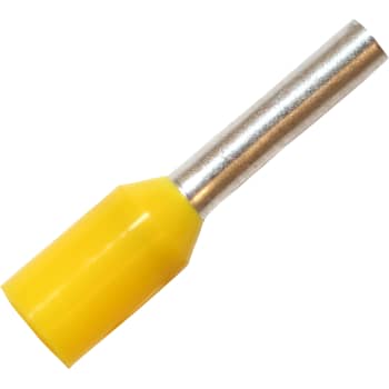 Isoleret terminalrør A1-8ET 1mm2 L8 Gul
