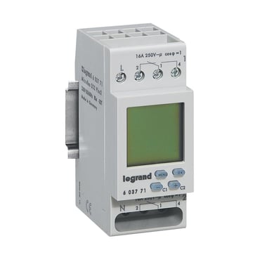 MicroRex D22 ugeur Plus 16A 2-skiftekontakter 2M