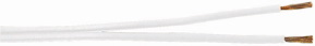 LEDNING FOR LAVVOLTSBELYSNING, HVID, 2X4,0 MM²,50M