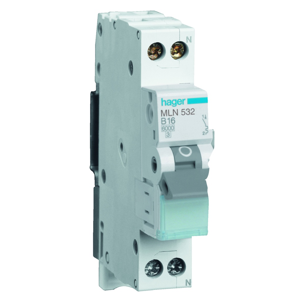 AUTOMATSIKRING C 20A 1P+N 6KA