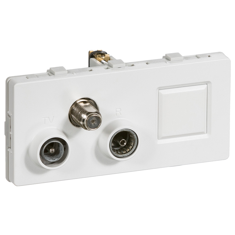 LK antenneudtag TV/R/SAT/RJ45 slutdåse TD372 - HV