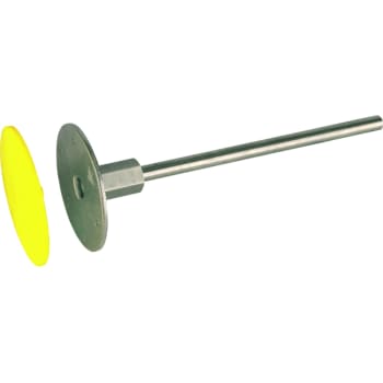 Tilslutningssted for nedleder til jordingsanlæg Udføringsplade Type M