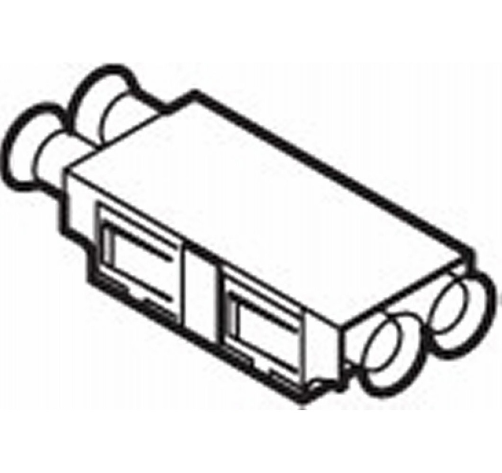 FIBERADAPTER LC MM DUPLEX