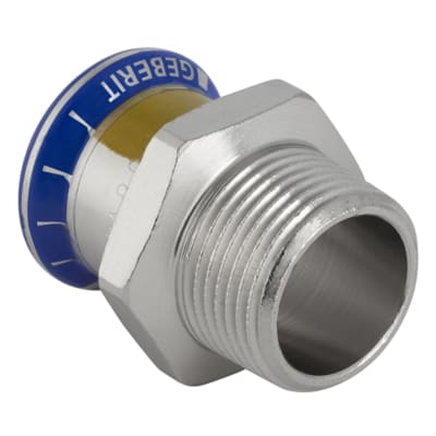 22 mm x 1/2" Overgang RFG muffe/nippel Mapress