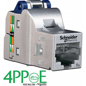 Actassi konnektor RJ45 Cat 6A S1 STP til dataudtag og patchpanel  Godkendt til 4PPoE 1 stk