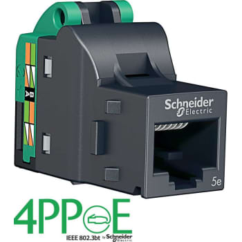 Actassi konnektor RJ45 Cat 5 S1 UTP til dataudtag og patchpanel  Godkendt til 4PPoE 12 stk