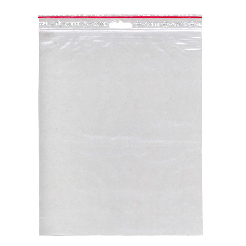 Lynlåspose u. skrivefelt - 80 x 120mm (100 stk.)