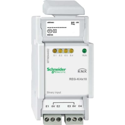 KNX BINÆR INDGANG DIN 4K 10V