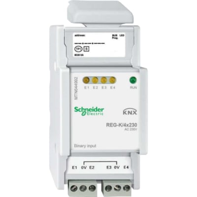 KNX BINÆR INDGANG DIN 4K 230V