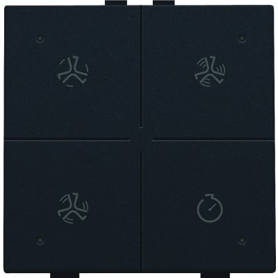 VENTILATIONSTRYK M LED BLK COA