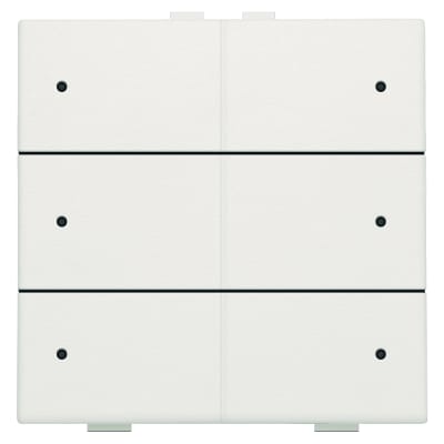 6-TRYK M/LED KOMFORT HVID