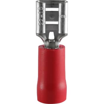 Isolerede Spademuffe rød, 0,5-1,50 mm², 4,8x0,8 mm