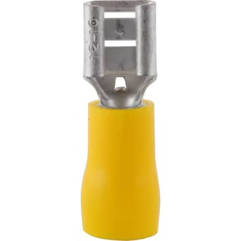 Isolerede Spademuffe gul, 2,75-6,0 mm², 6,3x0,8 mm