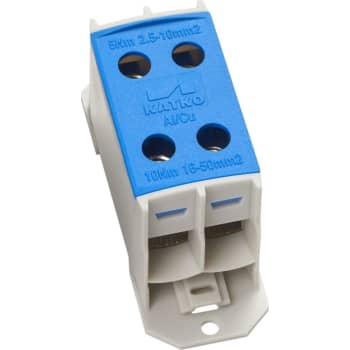Katko Klemme AL/CU KL2x50N, 2x2,5-50 mm², 160/320A, blå