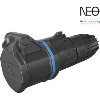 CEE Mellemled Neo 16A 3P 230V blå, 6H med skrueklemme, IP54