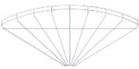 GITTERBAKKEBØJNING 90° 600 MM HDG