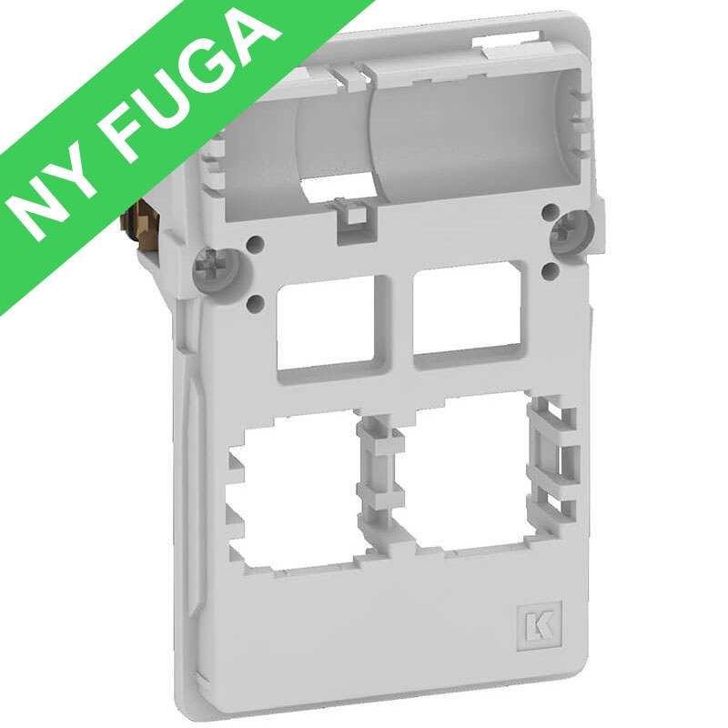 Fuga dataudtag 2xActassi u/konnektor 1½m