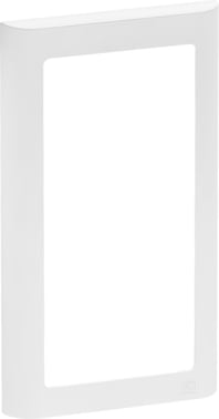 LK FUGA antibakteriel SOFT designramme 2-modul indsatse lodret hvid