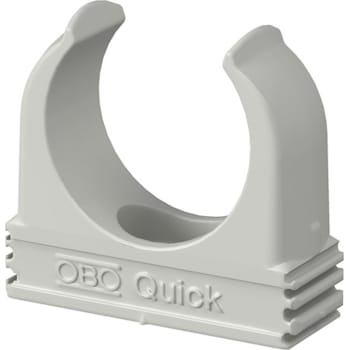 Rørholder 2955F M20 grå RAL7030