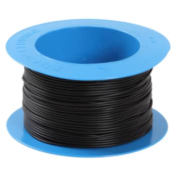 Monteringsledning H07V2-K 1X2,5MM2 sort S100