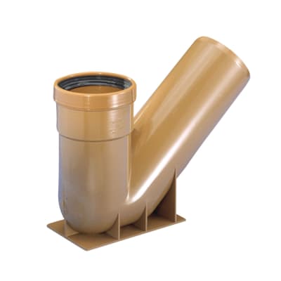 Wavin 110 mm 50 gr. PVC P-vandlås, rød