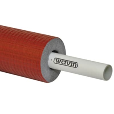 Wavin Tigris MP rør, 16 x 2,0 mm, 50 meter, Ins9 rød , brandhæmmende