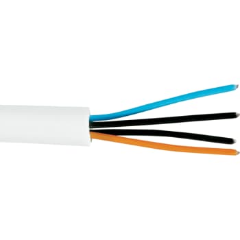 Signalkabel PT-HF 1x2x0,6mm Halogenfri, Hvid (100m)