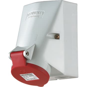CEE vægudtag 5 polet 16A 400V underlag M20