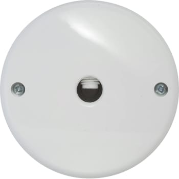 Udløbsroset 5L- T plast m/bund hvid