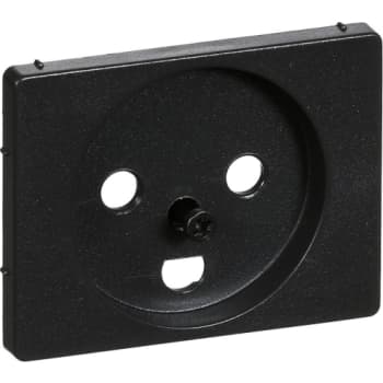 OPUS 66 afdækning for stikkontakt 2-pol med jord koksgrå