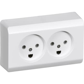 OPUS66 afdækning stikkontakt udvendig DB 2POL jord HV