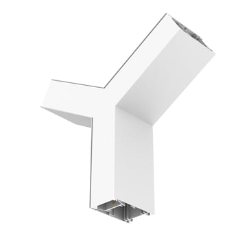 LEDVANCE Office Linear Y-konnektor påbyg/nedhæng opal 1350lm 10,2W hvid