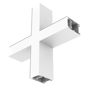 LEDVANCE Office Linear X-konnektor påbyg/nedhæng opal 1760lm 13,6W  hvid