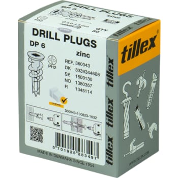 Plugs Drill DP-6 37 mm zink (50)