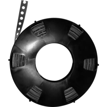 Bøjlebånd GL1 12x0,7 10M galvaniseret, lige kant, 1-hul