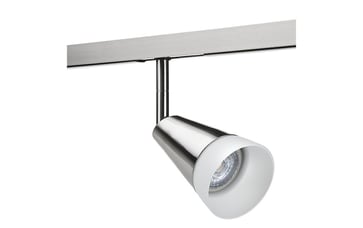 Zip Glas Spot Børstet Stål 6W LED 2700K