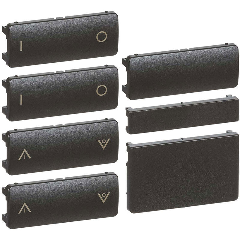 Fuga tangent kombi afbryder og kombi lys koksgrå