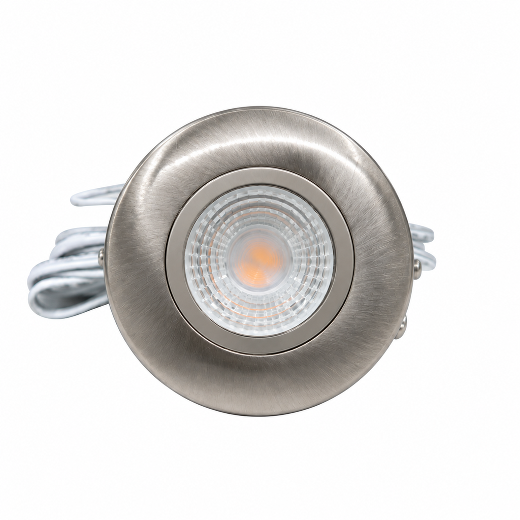 Daxtor Furniture DL 16 LED møbelspot 3W 2700K – satin nikkel