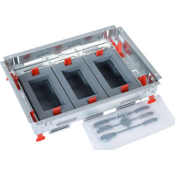 Gulvboks support flex h. horisontal 3x4 moduler