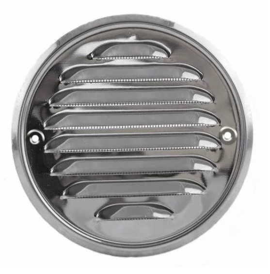 round skew grill ?fi 100 stainless (silver)
