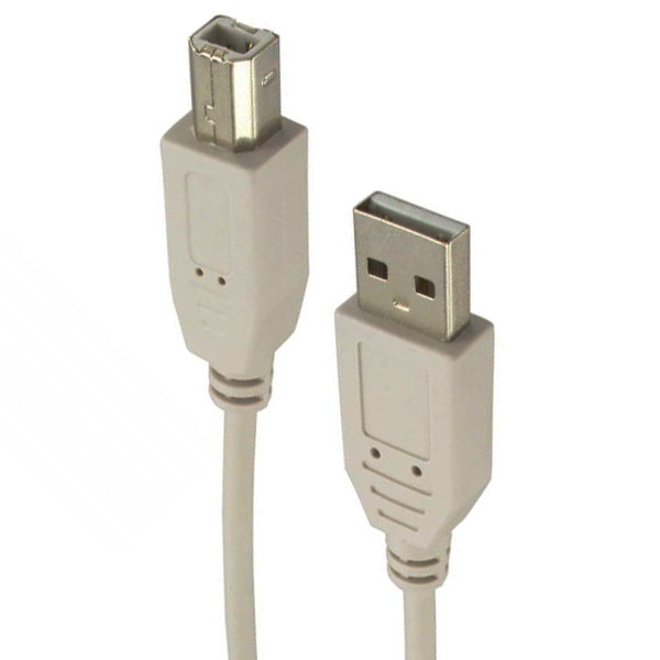 USB 2.0 kabel typ. A-B - 5 meter