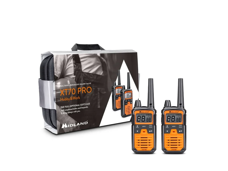 XT70 PRO HOBBY & WORK-2 RADIO+ACCESSORIES-SOFT CAS