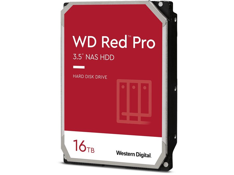 WD RED Pro harddisk - 16TB, 3,5" SATA-600, NAS drive