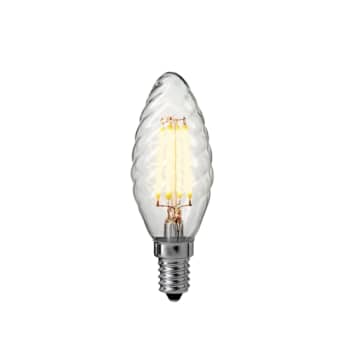 Pære LED 3W Kerte Snoet Klar - 220 Lumen - K2200