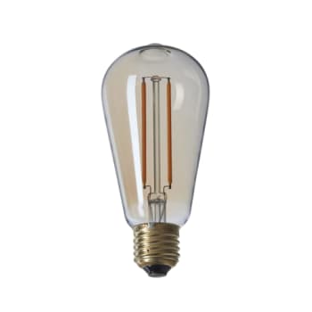 Pære LED 2W Drop Deluxe Gyldent Glas Ø64